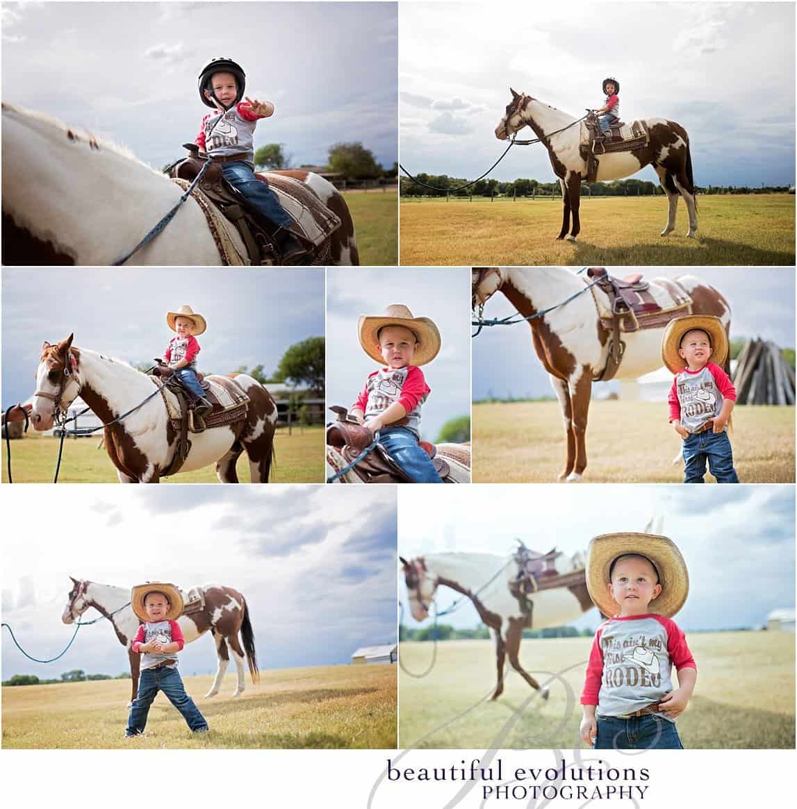 Benbrook Stables family photographer horses Beautiful Evolutions