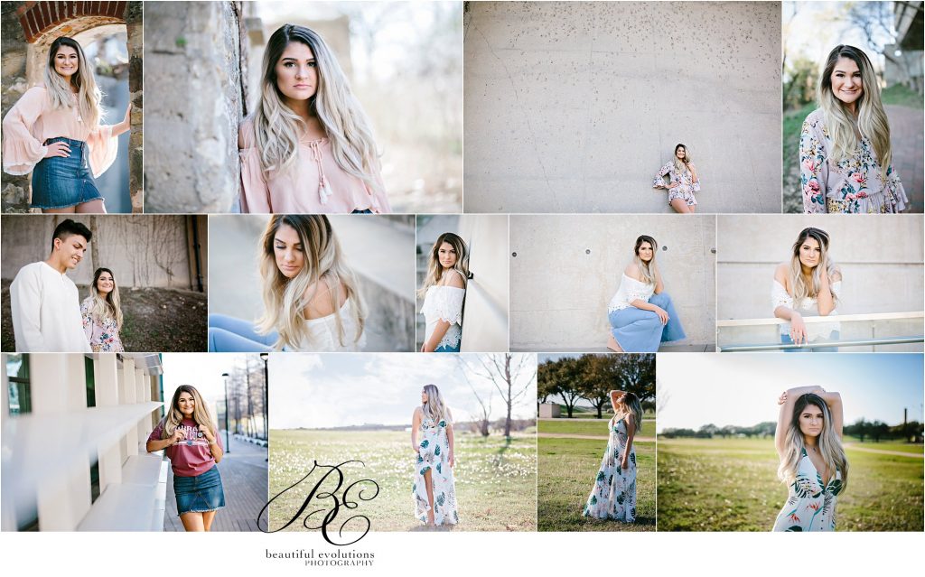 Class of 2018 Senior Photographer Girl in casual and dress