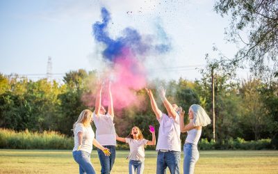 Owens Family Powder Paint Session | Arlington Family Photographer